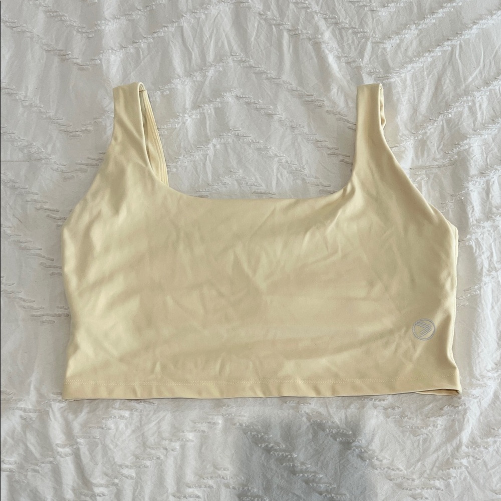 Cream Women's Top/Sports Bra